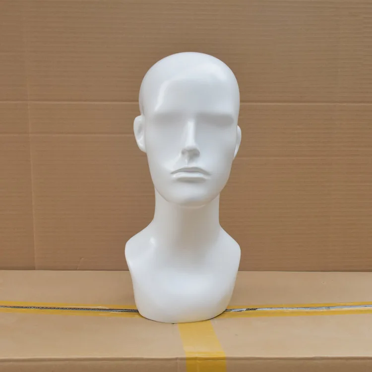 Free Shipping!! Fashionable Bestsell Male White&Black Male Mannequin Head Model On Show