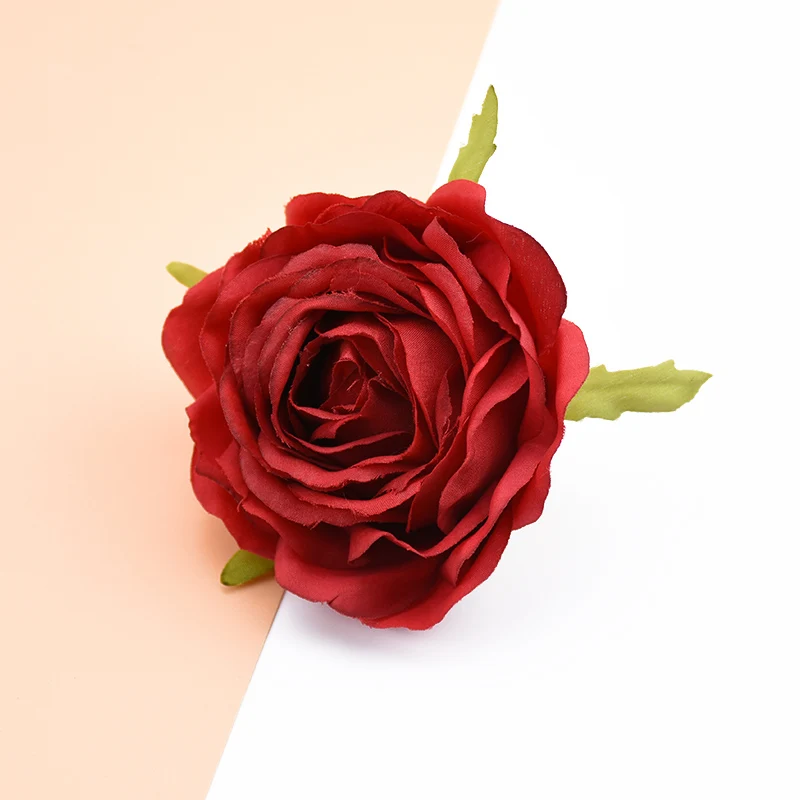 6/10 Stück hochwertige Rosen-Seidenblumen, künstliche Pflanzen für Wanddekoration, DIY-Hochzeits- und Heimdekorationszubehör, Kunstblumen zur Dekoration – Detail 8