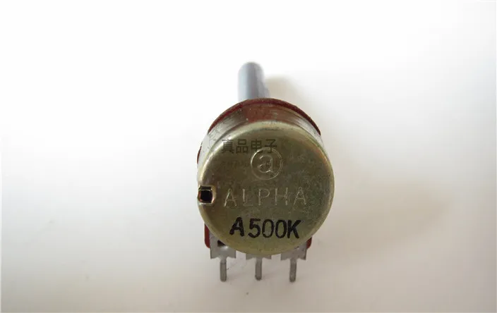 A500K imported from Taiwan ALPHA single stepping electric guitar sound volume potentiometer handle length 35MM foot switch