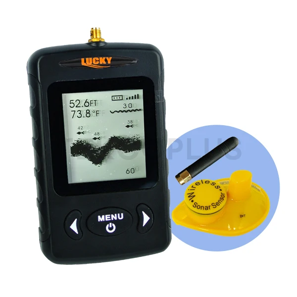 

Fish Finder LUCKY Wireless Water Temperature Sensor Live Water Contour 45m Fish Finder Sonar Sensor Dot Matrix