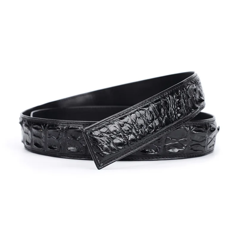 2023 new fashion 3.8cm belt high quality for men women genuine strap Crocodile leather belt luxury crocodilian free shipping