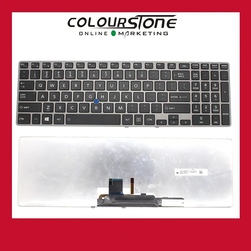 

For Toshiba Z50-A Z50-A5161SM Z50-A5209 Z50-A5260 Z50-A5302 Keyboard backlit US NSK-V30BN 9Z.NAZBN.001 With High Quality