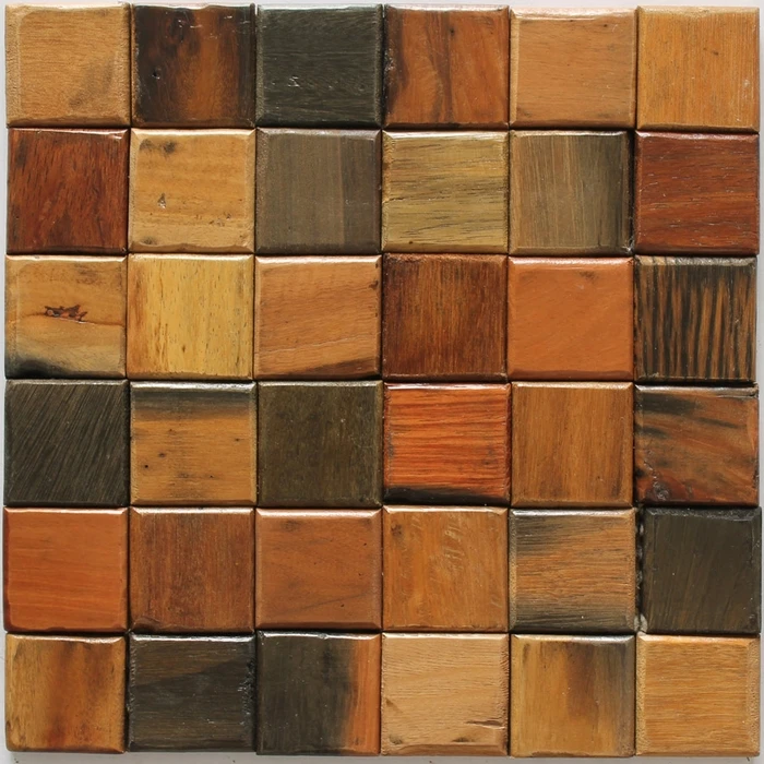 ancient ship wood tile, out door and indoor mosaic tiles, natural log  wood mosaic, HME4040, free shipping