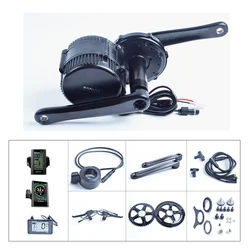 8fun Bafang Mid Drive Motor BBS01B Electric Bicycle motor 36V 350W Engine Conversion Kit with Display Crank Brake