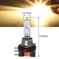 1Pc H15 Car Headlight Halogen Light Bulbs PGJ23T1 15/55W 3200K HID Yellow Car Headlights Bulb Car Fog Light Bulbs For VW audi