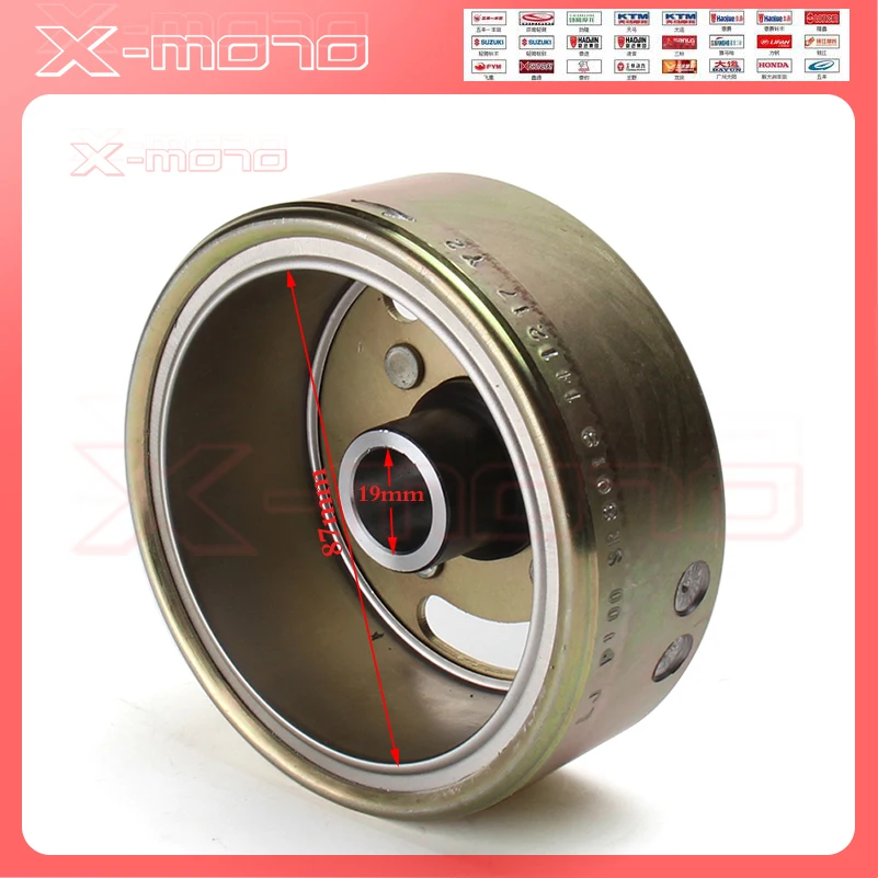 Mangeto Stater flywheel motor LIFAN LF125cc Horizontal Kick Start Engine Magneto Coil Stator Kit for Pit Dirt Bike