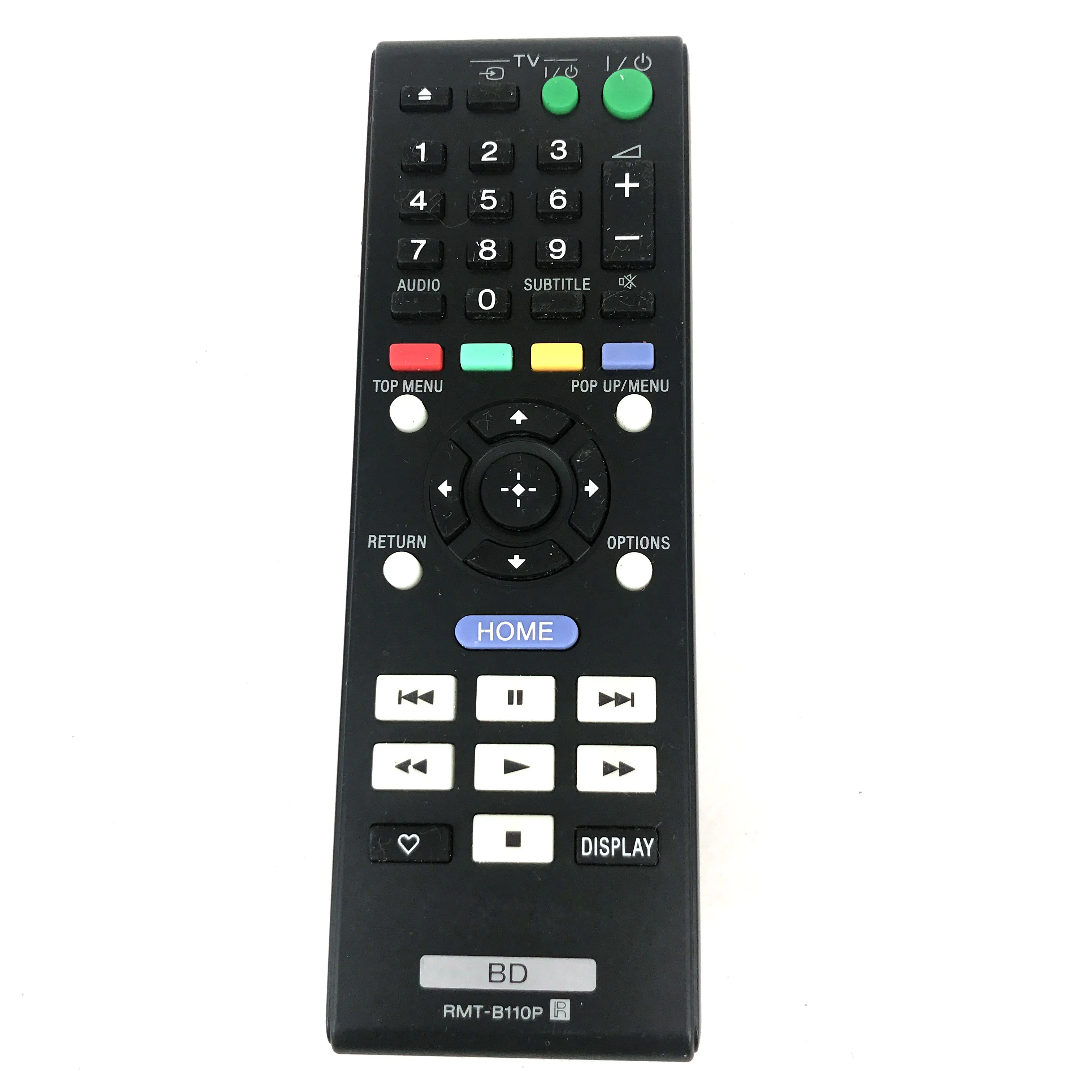 새로운 원본 RMT-B110P RMT B110P 소니 BD 블루 레이 적합 DVD 플레이어 원격 제어 BDP-S3200 BDP-S770