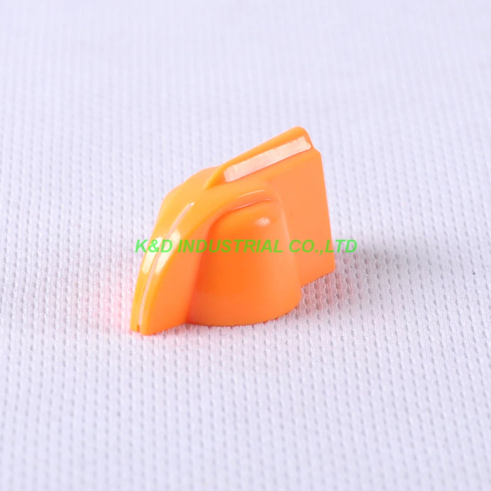 

10pcs Colorful Rotary Control Orange Vintage Plastic Knob 31x16mm fr Potentiometer 6.35mm Shaft