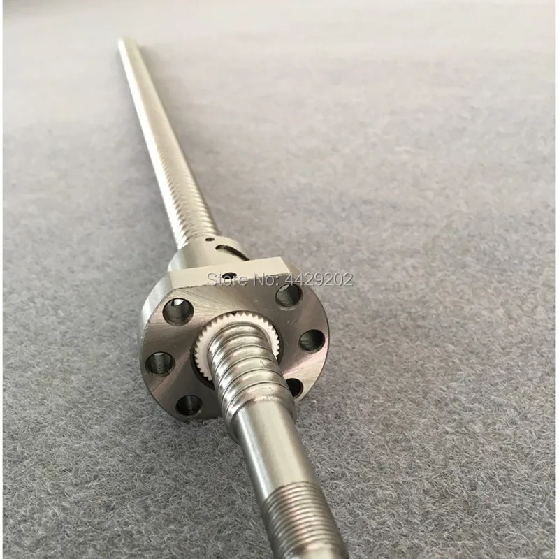 CNC Ballscrew Set : 12MM Ball screw SFU1204 200 300 400 500 600 mm end Machined + Ball Nut + BK10 BF10 end Support for cnc parts