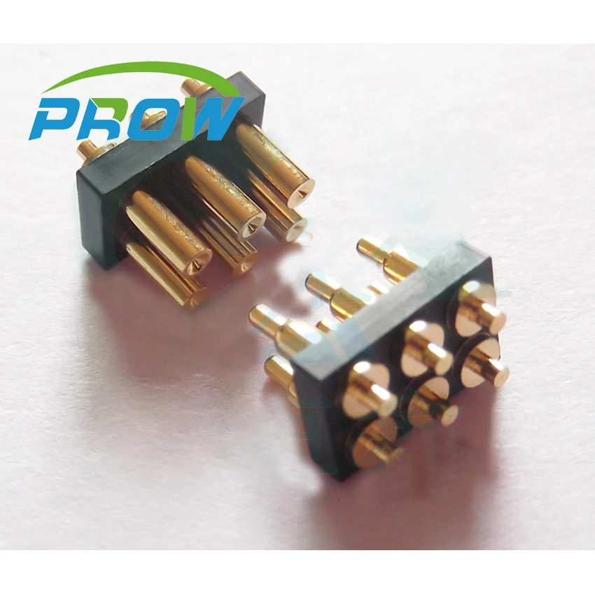 

[PR] 6P 6pin spring pin high current connector pogopin signal pin connector intelligent charger connecting seat