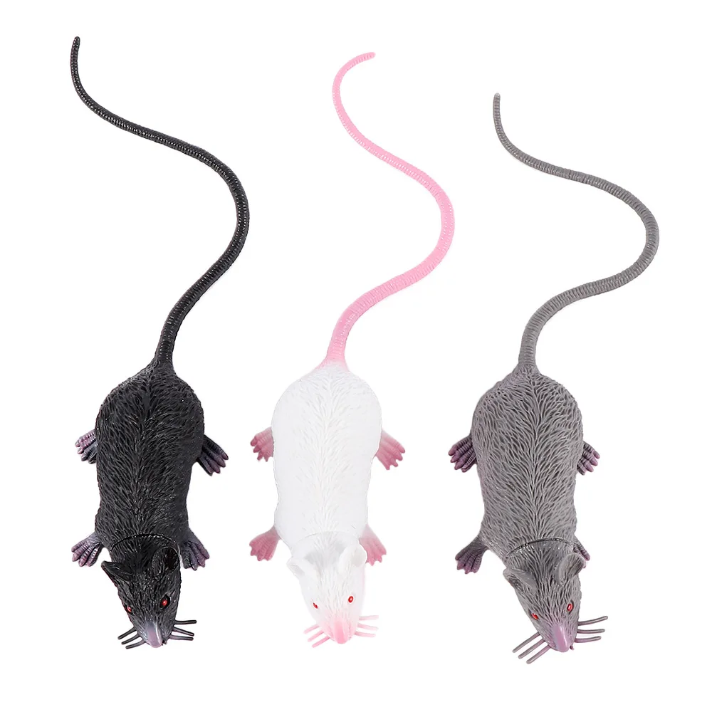 2020 Hot 1Pcs Funny Tricky Joke Fake Lifelike Mouse Model Prop Halloween Gift Toy Party Decor for Kids Novelty & Gag Toys