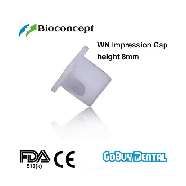 Straumann Compatible Dental Implants WN Impression Cap, height 8mm