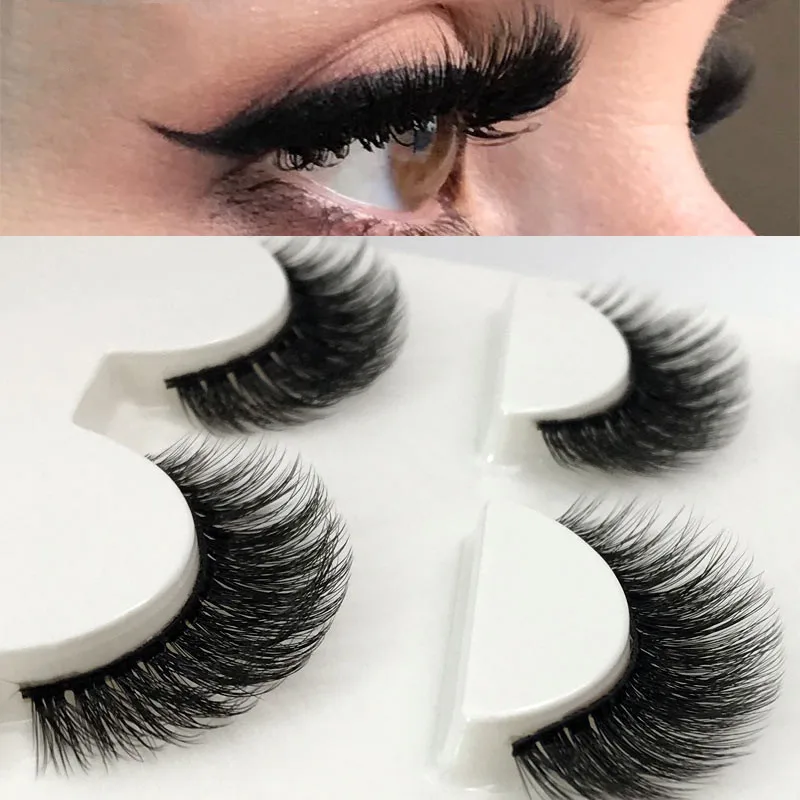 3 Pair Mink Eyelashes 10-15mm Natural Long 3D Mink Lashes False Eyelashes Eyelash Extension Cilios Maquillaje Wimpers Eyelashes