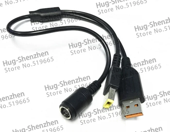 dc adapter convertor connector dc power cable 7.9 female jack to Rectangle male plug for lenovo thinkpad FOR-yoga3