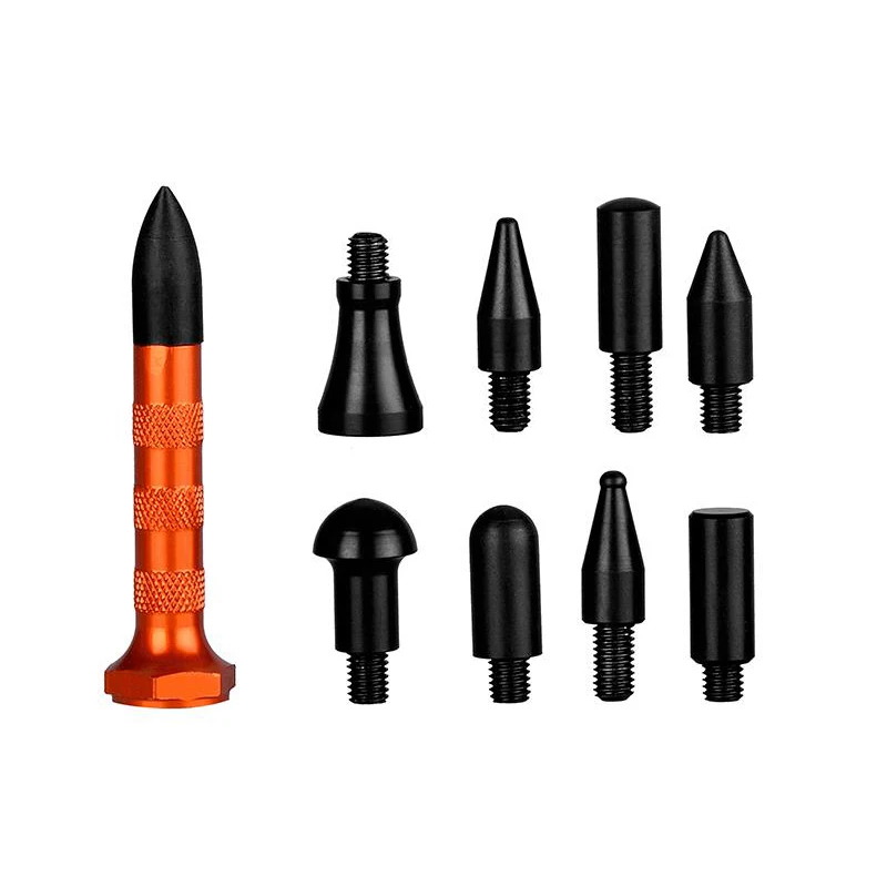 Aluminum Knock Down Screw-on Heads - POM Tap Down Hand Tool Set Dent Paintless Repair Tools Kit