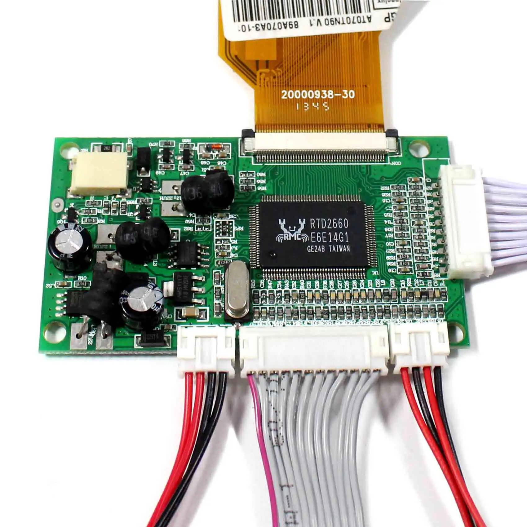 VGA + 2AV Đảo Chiều LCD Điều Khiển Ban + 7 "800X480 AT070TN90 Màn Hình LCD