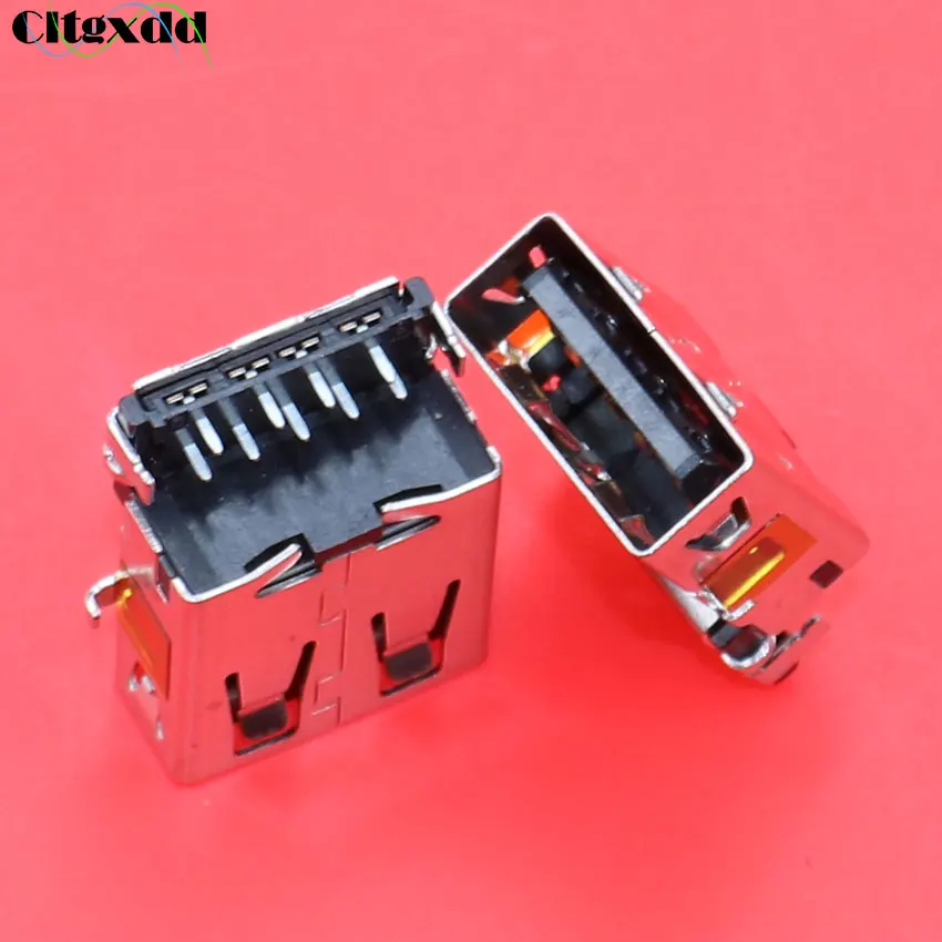 Cltgxdd 2~10pcs USB 3.0 Jack Connector Female Socket For ASUS / Lenovo / HP / Samsung / Sony / Toshiba / Laptop 3.0 USB Port