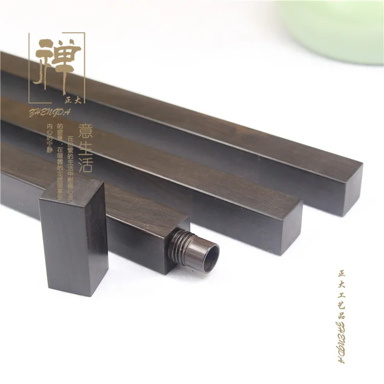 The new boutique ebony long square purple sandalwood incense incense incense tube screw cylinder line box wholesale