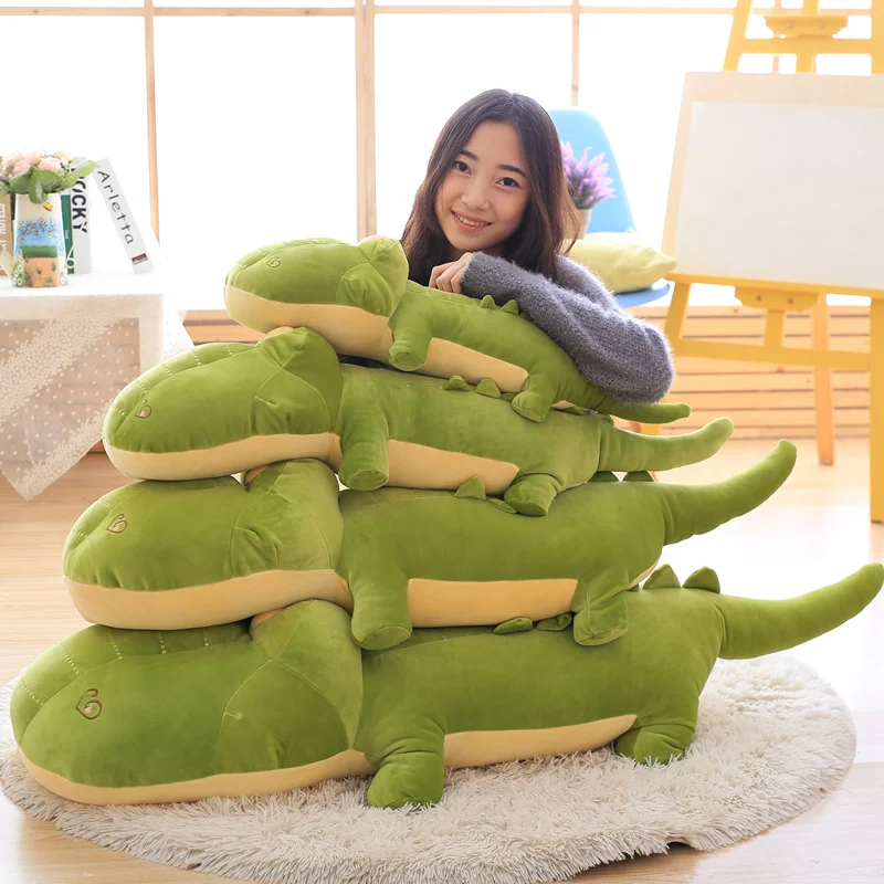 

50-110cm Large Size Crocodile Plush Toy Stuffed Animals Cushion Super Soft Pillow Children Gift Soft