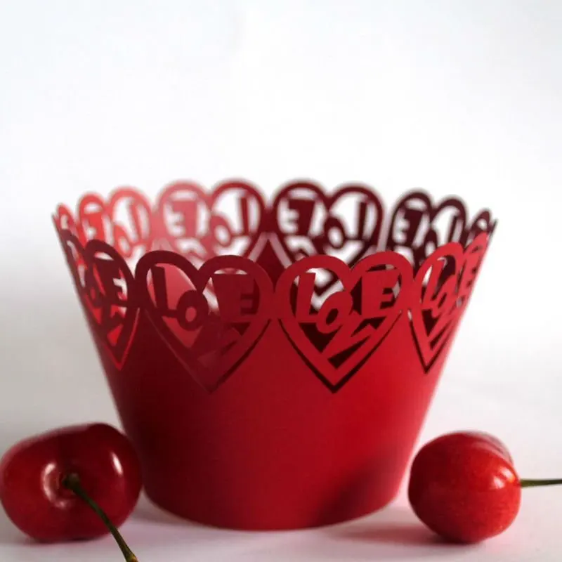 

Fast Shipping 100pcs Personalized Fence Muffin Cupcake Wrappers Decoration