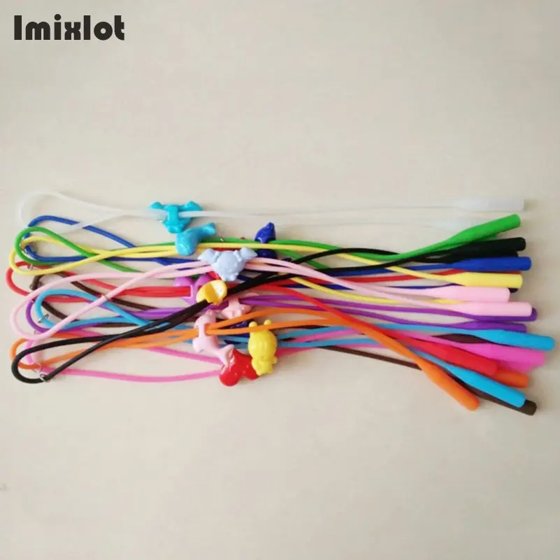 Imixlot 1 Set Lovely Protect Elastic Kid Child Sports Silicone Strap Glasses Spectacle Cord String Non Slip Ear Hook Holder