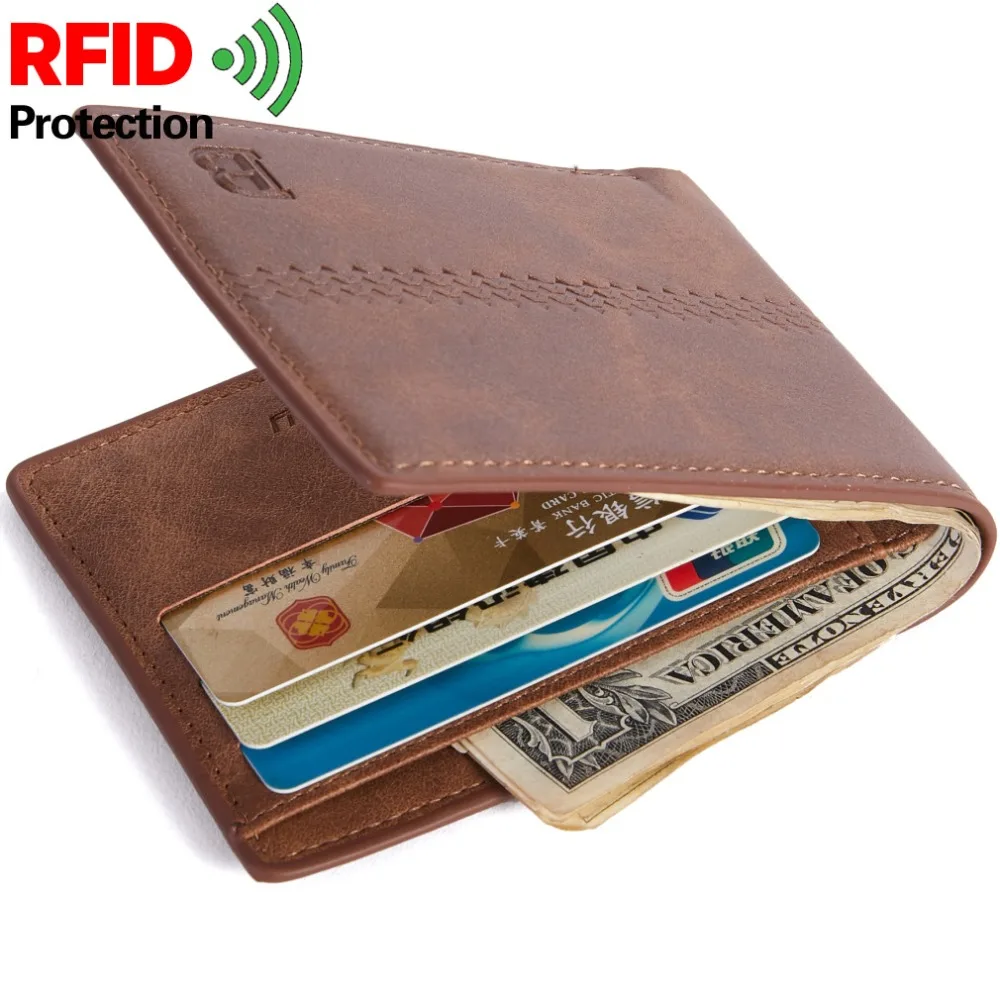 RFID Thời Trang Dập Nổi 2020 Mới Nam Ví Nhỏ Nam Tiền Ví Đựng Tiền Xu Ngắn Nam Ví Đựng Thẻ Ví Mỏng Ví tiền Ví