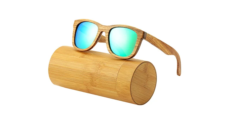 Een Swallow Retro Gepolariseerde Zebra Hout Zonnebril UV400 Luxe Brand Design Zonnebril Mannen Handgemaakte Houten Zonnebril Vrouwen