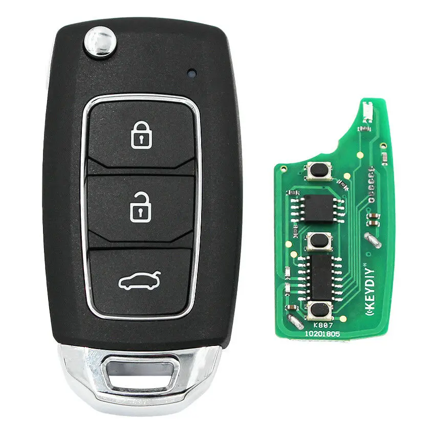 KEYECU Upgraded Folding Remote Key Fob 433MHz ID46 for Hyundai Starex H-1 H1 2008-2015 81996-4H400 819964H400