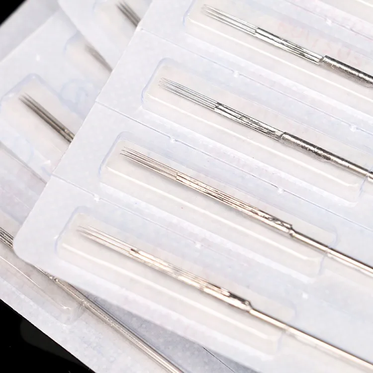 

50 шт. профессиональные для тату-машин, оборудование для красоты татуировок, распродажа, 5 м1, медицинские иглы для татуировки из нержавеющей стали 316, одноразовые