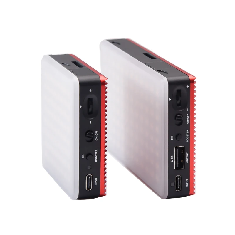 SETTO 64 96 PCS Luce video LED dimmerabile TLCI/CRI 95+ Luce di riempimento sulla fotocamera Piccola illuminazione a LED tascabile per DSLR Vlog YouTube