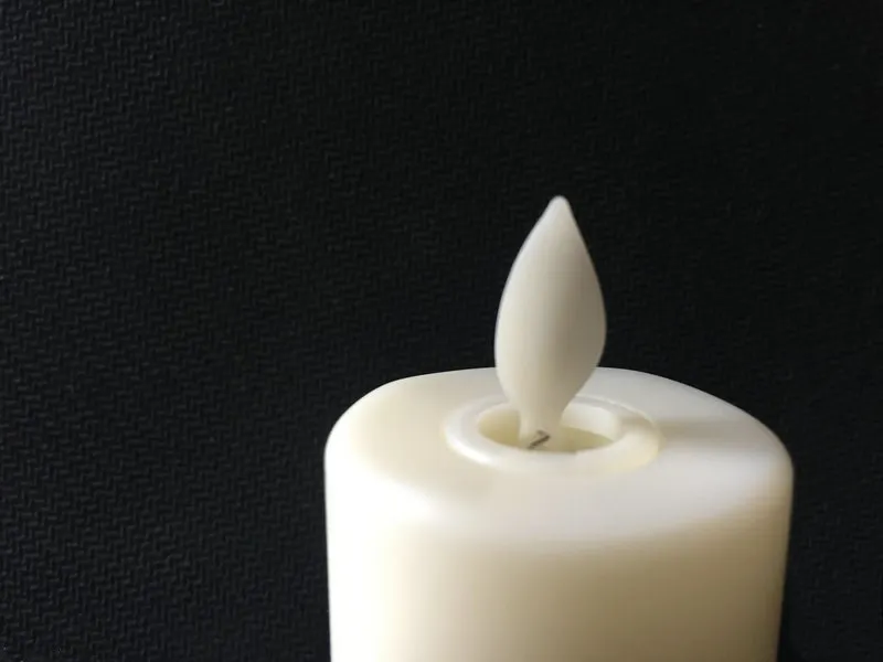 12pcs Electronic Flameless TeaLight LED Votive Candle Swinging Dancing Moving Wick lamp Home Wedding Party table Decor-Warm whit