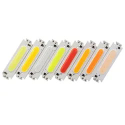 SUMBULBS 60*15mm COB LED Light Bulb 12V 2W LED Diode Lighting Chip Red Blue Pink Green Yellow White Color for DIY Lamp Bulbs