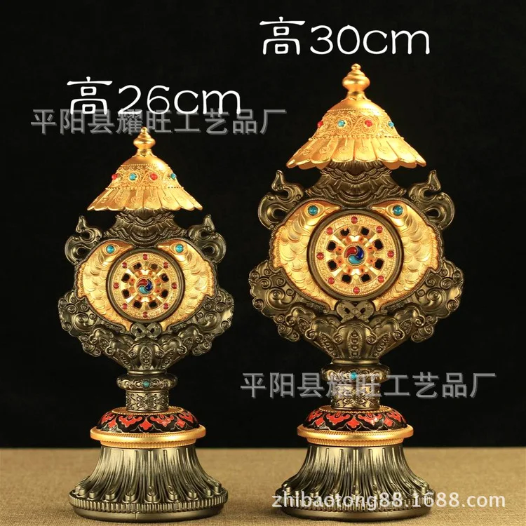 

Nepal/copper alloy/eight auspicious furnishing articles/Tibetan buddhist tantric pagoda/multiplier/eight auspicious combination