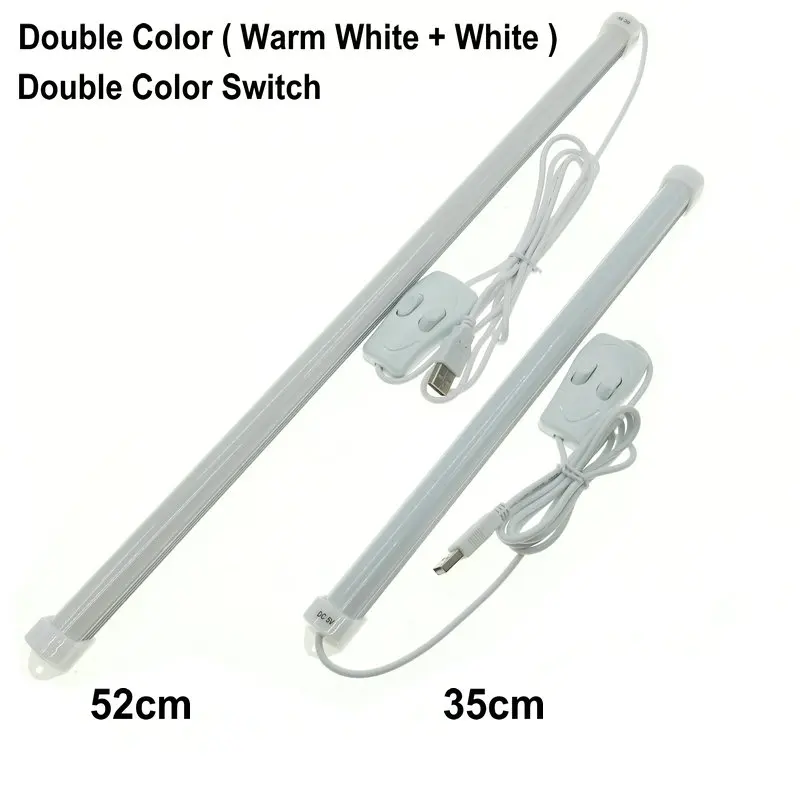 5V LED Book Lamp Student School Dormitory Reading Light USB Switch Adjustable LED Strip for Office Work Children Study Desk Lamp