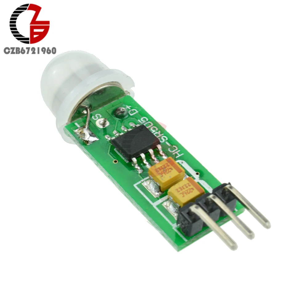 5V 12V Mini Infrared PIR Motion Sensor Switch Module IR Human Induction Detector Detection Light Sensor Switch Board for Arduino