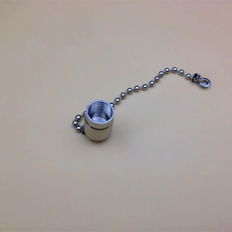 10pcs Metal FC dust cap with chain FC protective terminal cover waterproof female male connector for optical power meter ELINK
