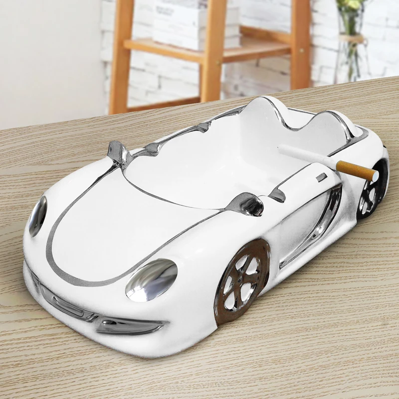 

Exquisite ashtray Stunning Sports car ashtray Creative ceramic ashtray car styling decoration Great Christmas gift