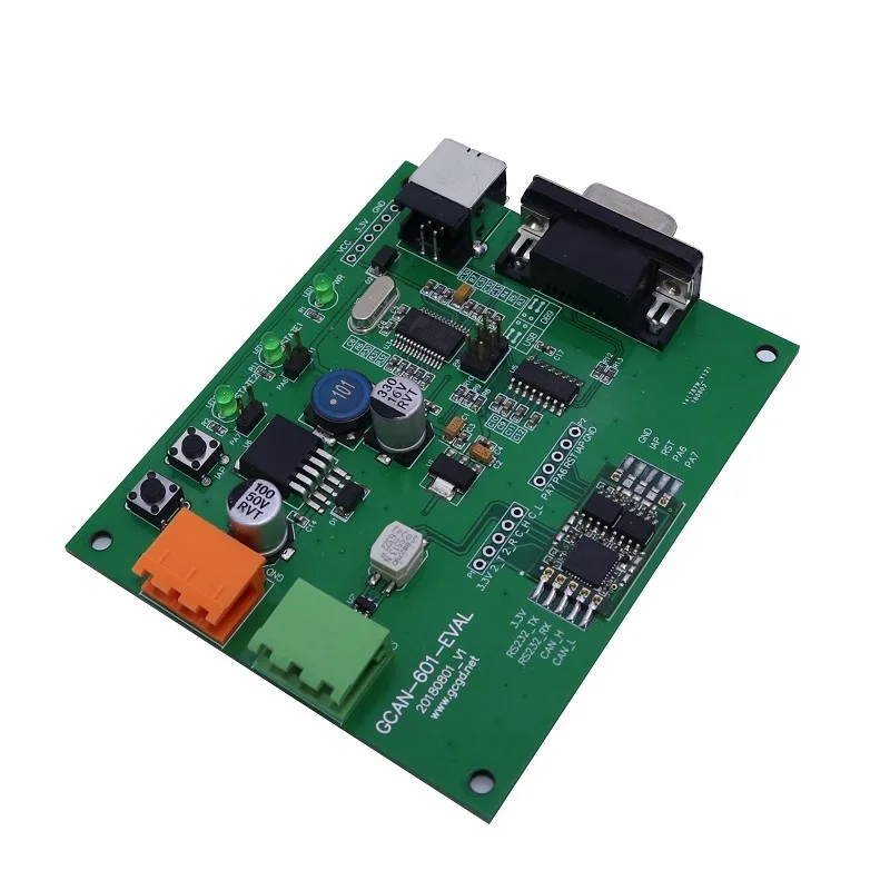 Imagem -03 - Uart para Pode Transportar o Módulo do Conversor Gcan601 Encaixado Apoio Rs232 e Rs485