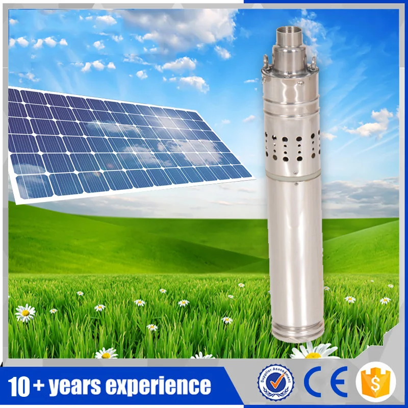 Built-in MPPT inverter solar pump water submersible solar pumping systems stainless steel solar panel pump 12v for garden