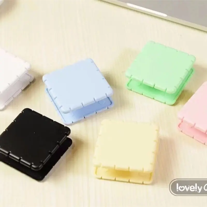 CHICLITS Cute Candy Color Earphones Lovely Me Crispy Cookie Music Earbud Built-in Mic With Storage Utensil For Kids Girl Gift