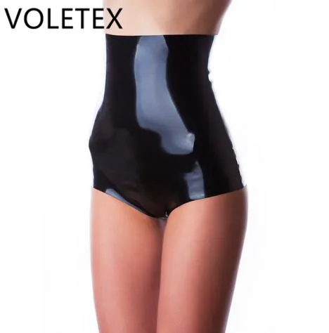 

Latex Panties High Waist Rubber Latex Short Pants Underwear Latex Made