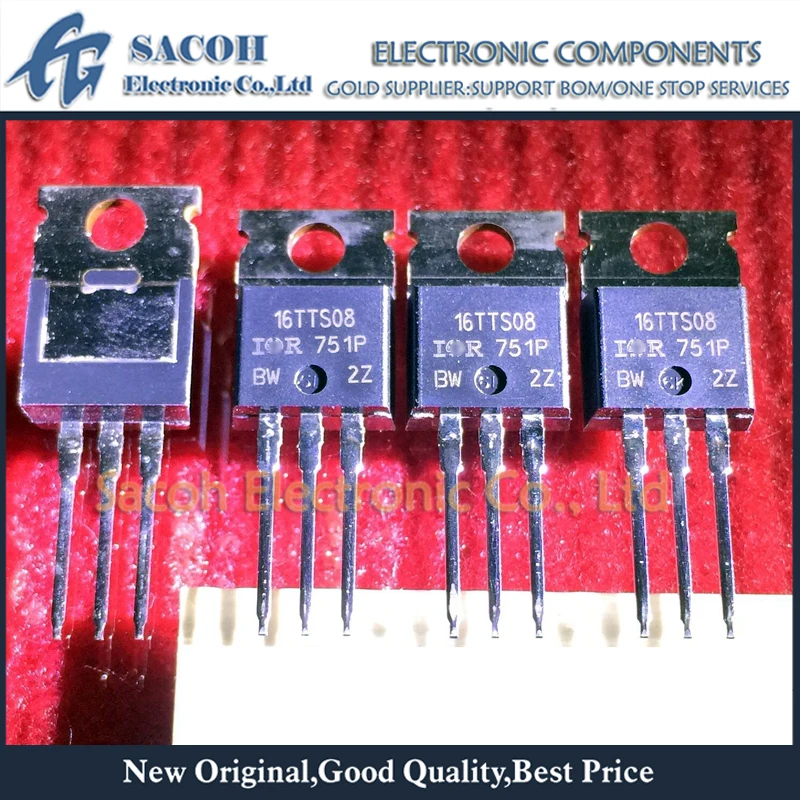 

New Original 10Pcs/Lot 16TTS08 OR 16TTS12 OR 16TTS06 TO-220 10A 800V/1200V/1600V Phase Control SCR