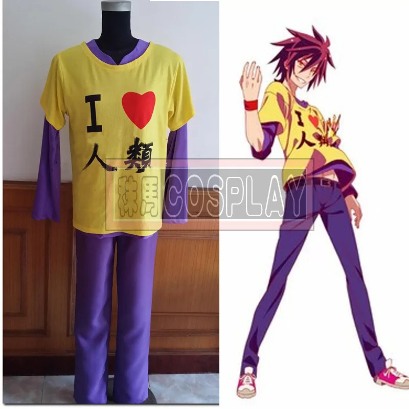 

No Game No Life Nogemu Noraifu Cosplay Costume