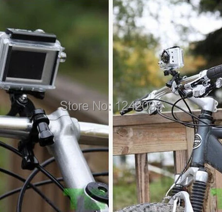 Clownfish Gopro Bike Bicycle Handlebar Seatpost Mount Holder Stand For Hero 11 987 Xiaomi Yi SJCAM Sj5000 SJ6/7/8/10 EKEN H9 H5S