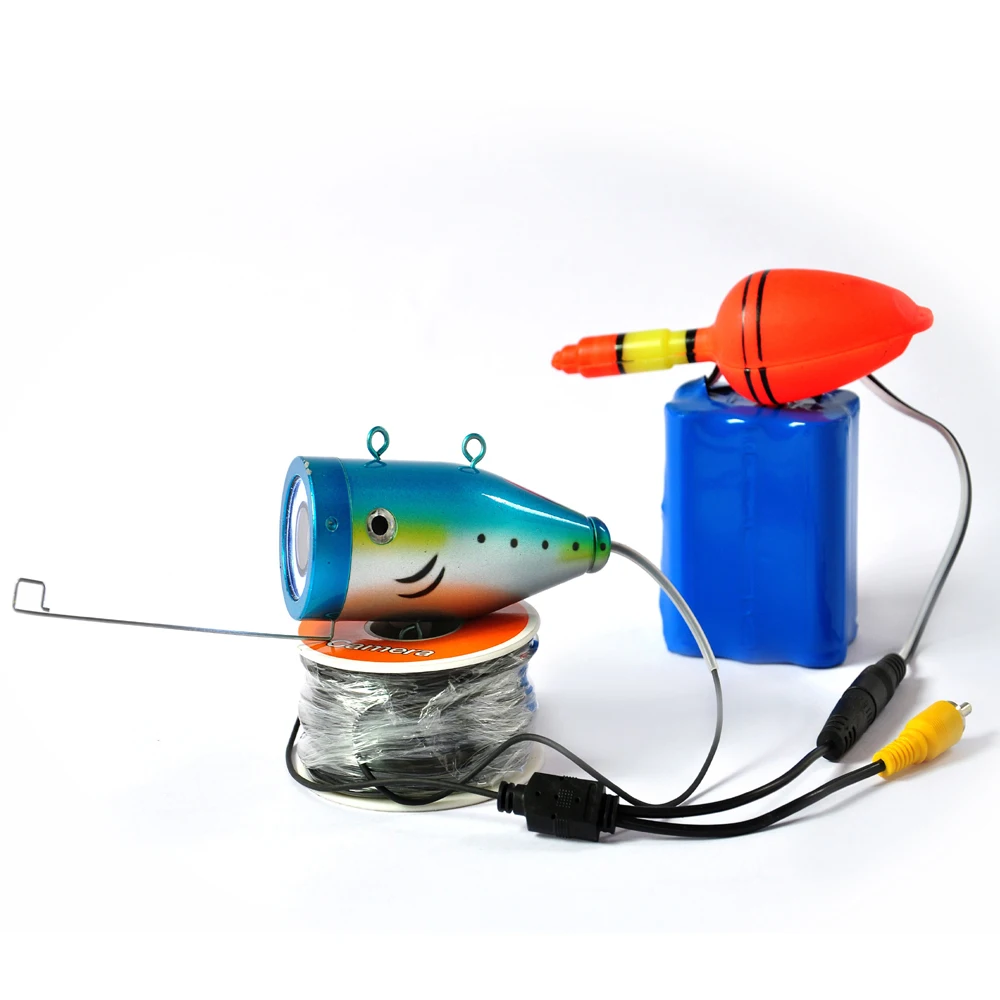 Kit de caméra de pêche sous-marine avec câble de 30 mètres de profondeur et moniteur LCD de 7 pouces, avec fonction DVR, Menu OSD et boîtier en aluminium solide