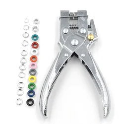 5mm eyelets installation Leverage pliers Paint color eyelets. Metal stomatal rivet Corn. Color buttonholes multicolor Eyelets.