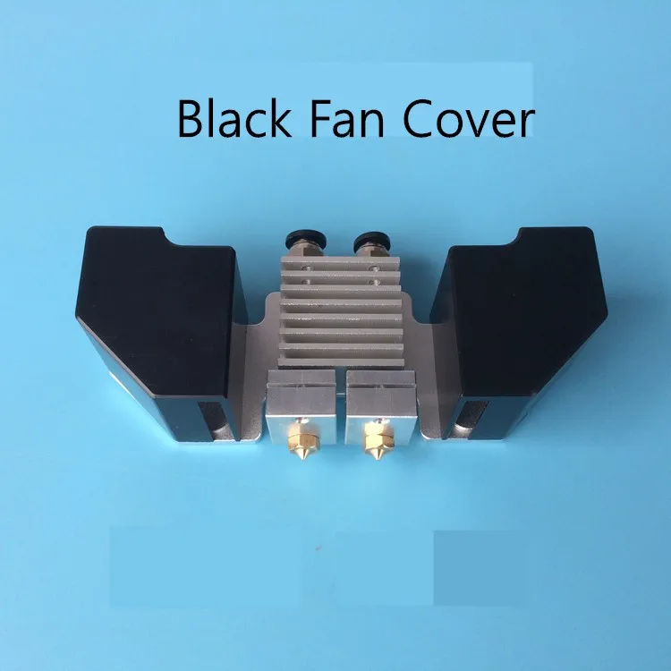 Ultimaker 2 3D printer parts fan duct Chimera dual 2 into 2 outlet hotend extrusion head fan flow guide duct/cover