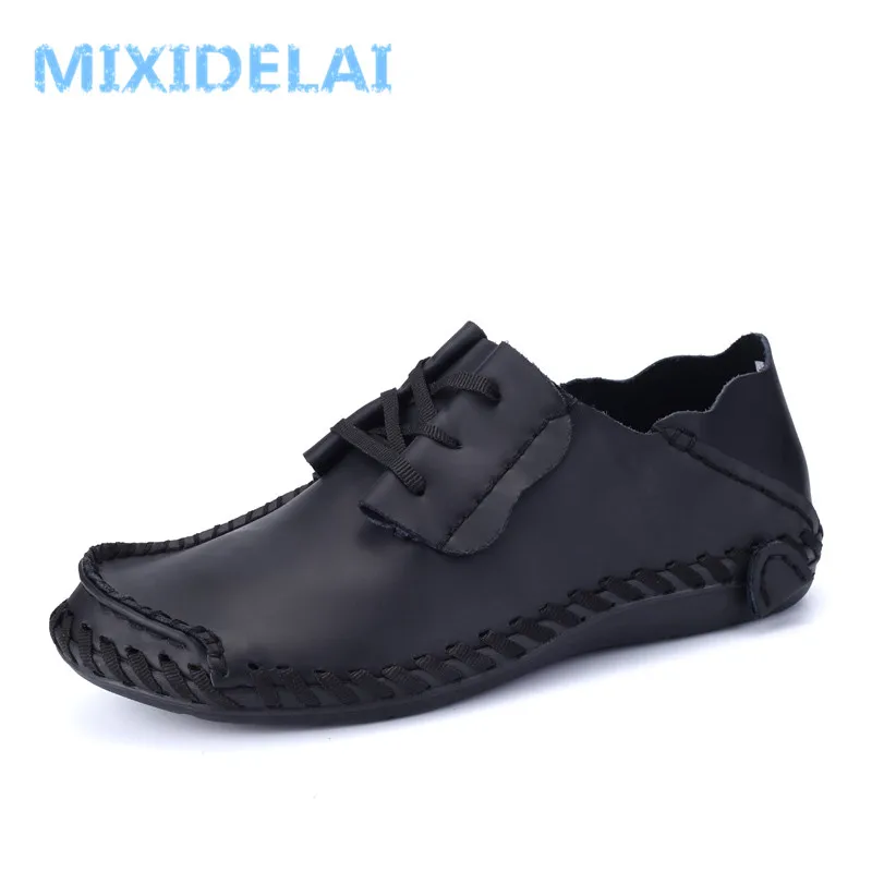 Men Leather Shoes Casual 2024 Autumn Fashion Shoes For Men Designer Shoes Casual Breathable Big Size Mens Shoes Comfort Loafers