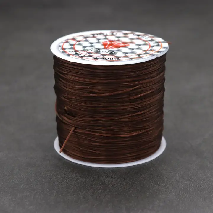 50 m starke, dehnbare, elastische Kristallschnur mit Perlen, Drahtfaden, Seil für DIY-Armbänder, Halsketten, Schmuckherstellung – Detail 3