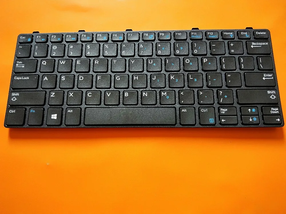 NEW For DELL Chromebook 11 3180 3189 Education 2-in-1 keyboard US blue font